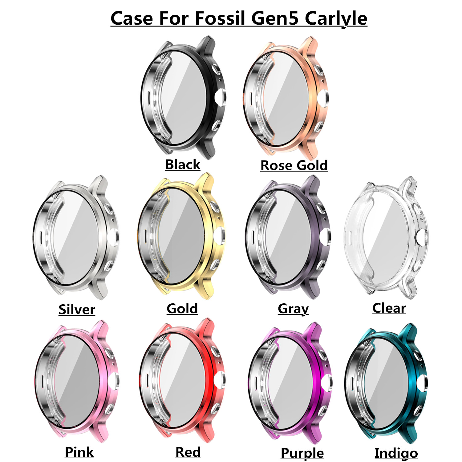 Защитный чехол из ТПУ для смар – обзор и цена Fossil Smartwatch Accessories