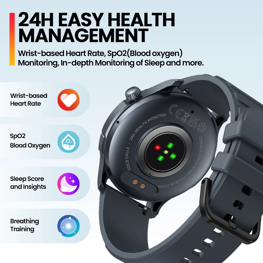 Новые умные часы Zeblaze Btalk – обзор и цена Smartwatch X2