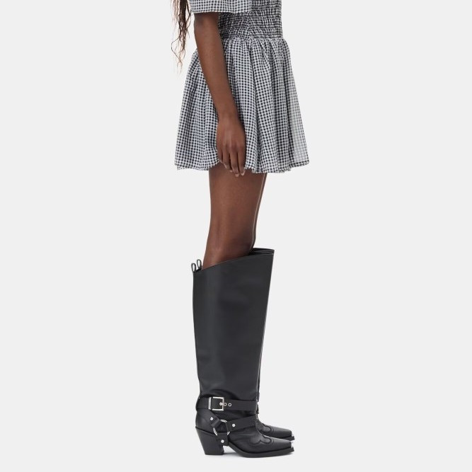 Женские черные кожаные ковбойс – обзор и цена Leather Classic Strap